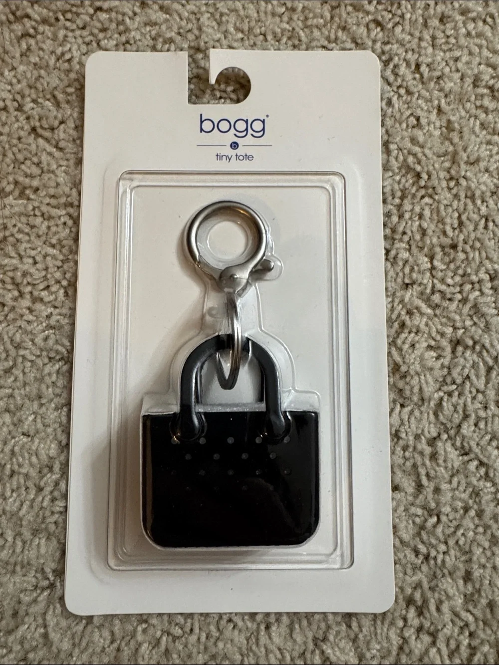 Bogg Tiny Tote Keychain Accessory - Black